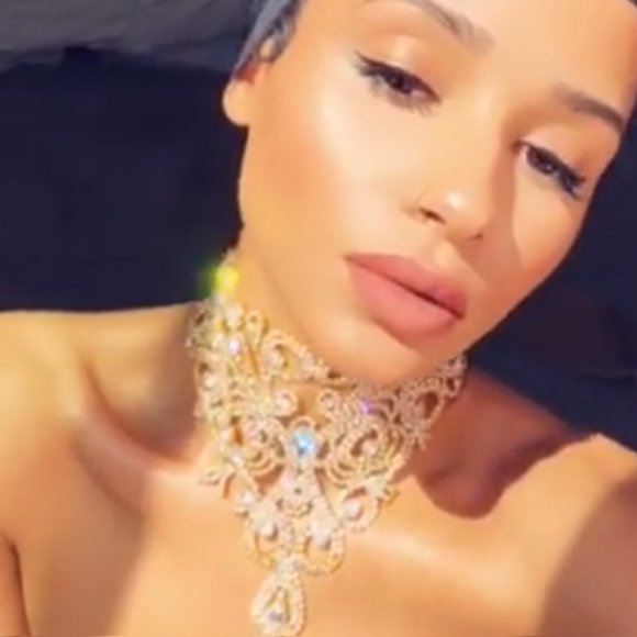 Fashion Rhinestone Bib Collars Crystal Choker Necklace Wedding for Women Jewelry - Picture 2 of 8